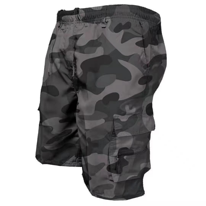 Herr Shorts | Cargo | Elastisk Midja | Sommar