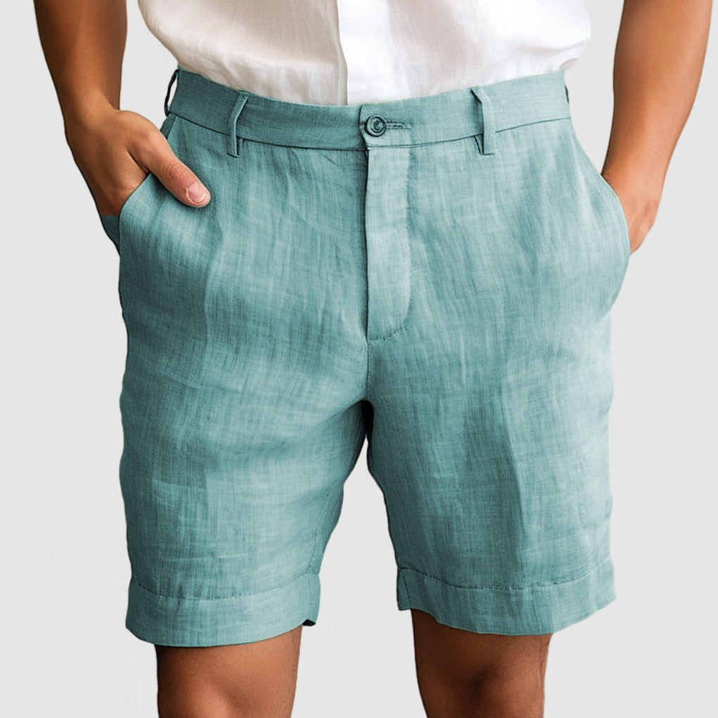 Herr Shorts | Rak Modell | Med Fickor | Sommar
