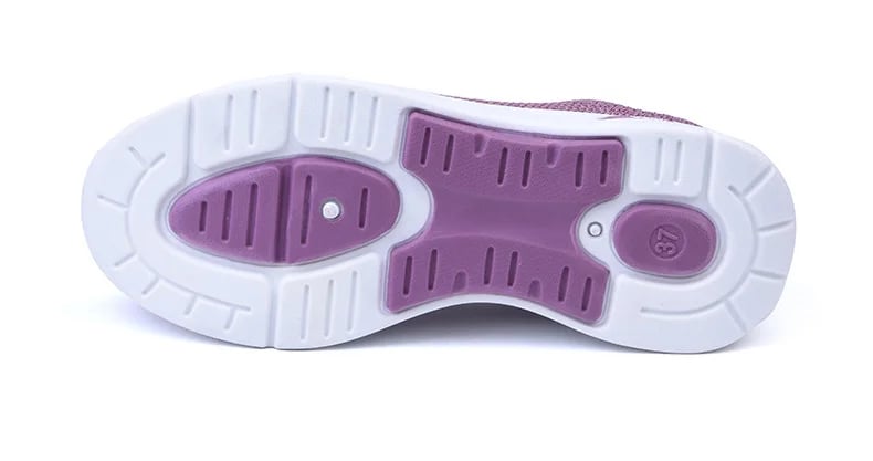 Kvinnor Sneakers | Lätta & Andningsbara | Slip-on Design | Vävd Plattformssula