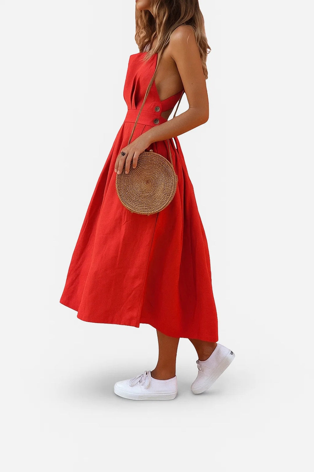 Dam Klänning | Elegant | A-linje | Sommar