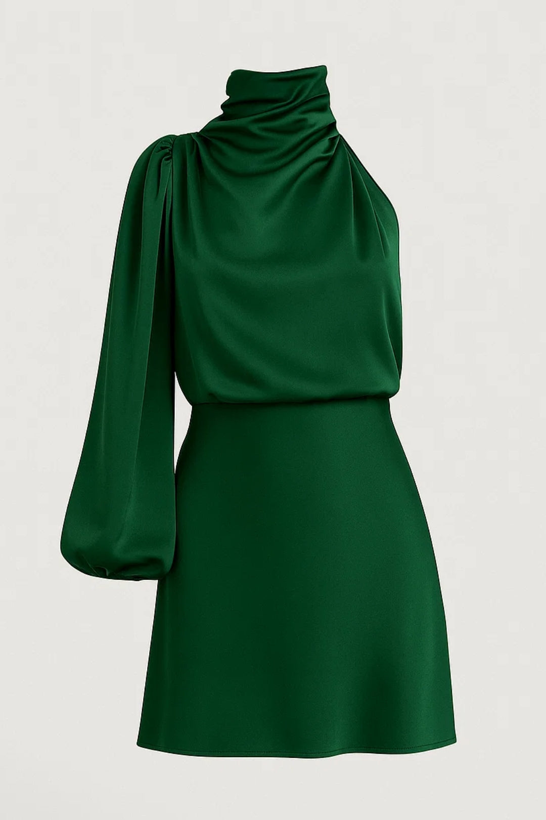 Dam Klänning | Figursydd | One Shoulder | Sommar