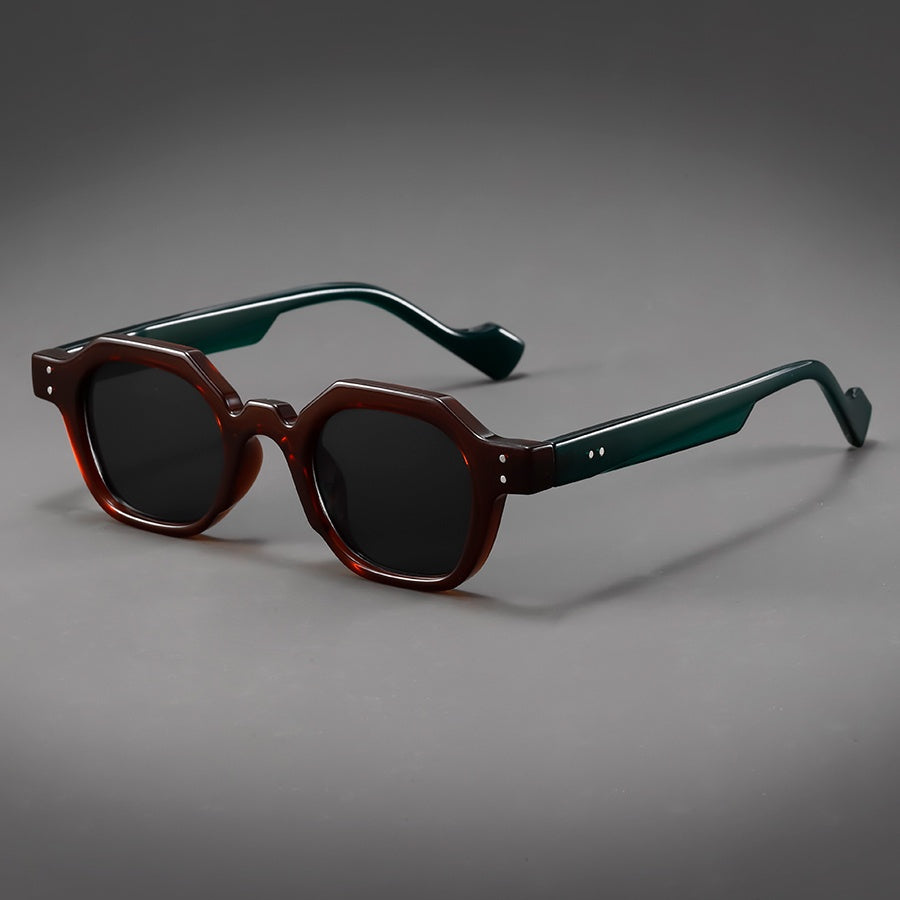 Herr Solglasögon | Vintage Retro | Rund Design | Sommar