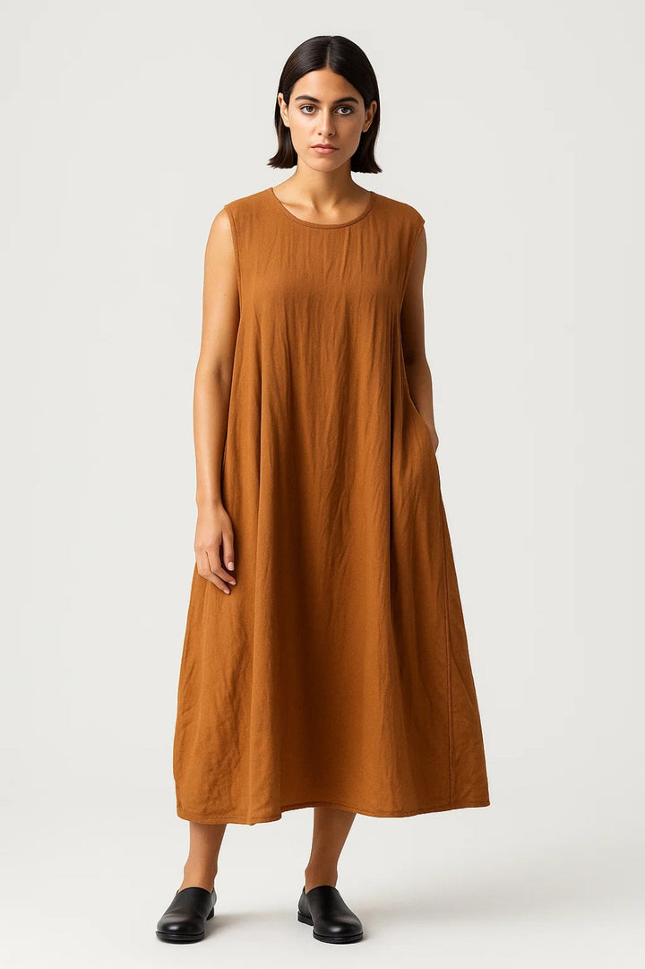 Dam Klänning | Oversized | Ärmlös | Sommar