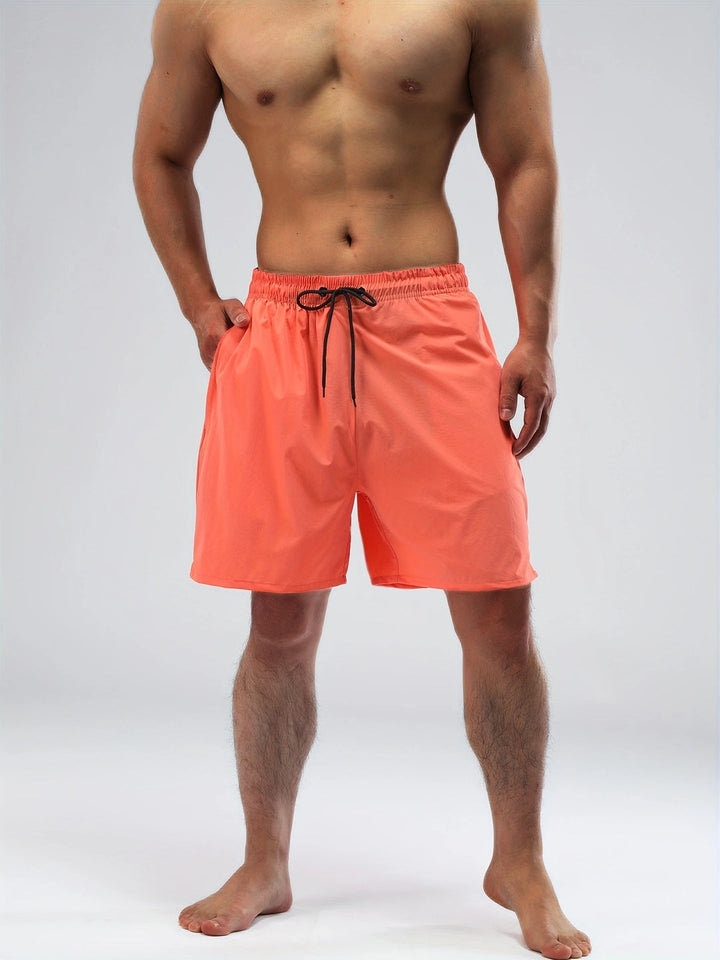 Herr Shorts | Straight | Elastisk Midja | Sommar