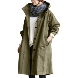Damregnrock Lång | Elegant & Funktionell | Polyester