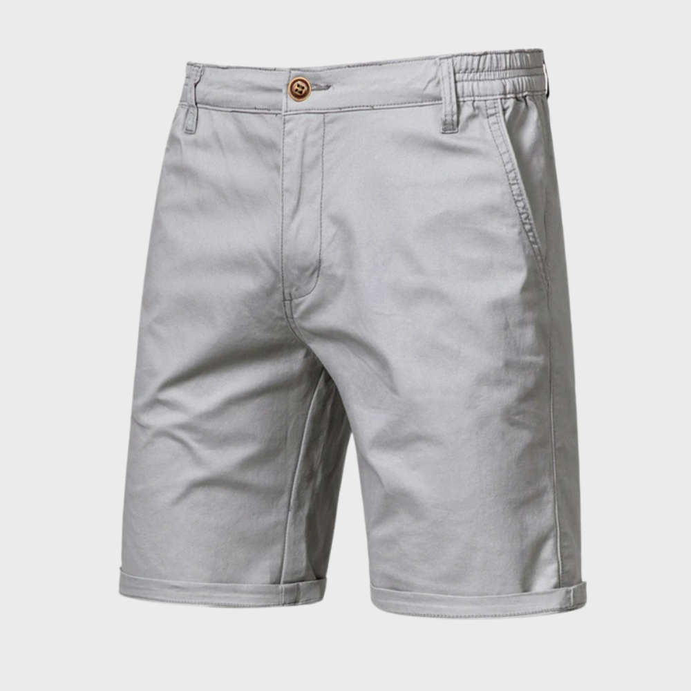 Herr Shorts | Straight Fit | Knappstängning | Sommar