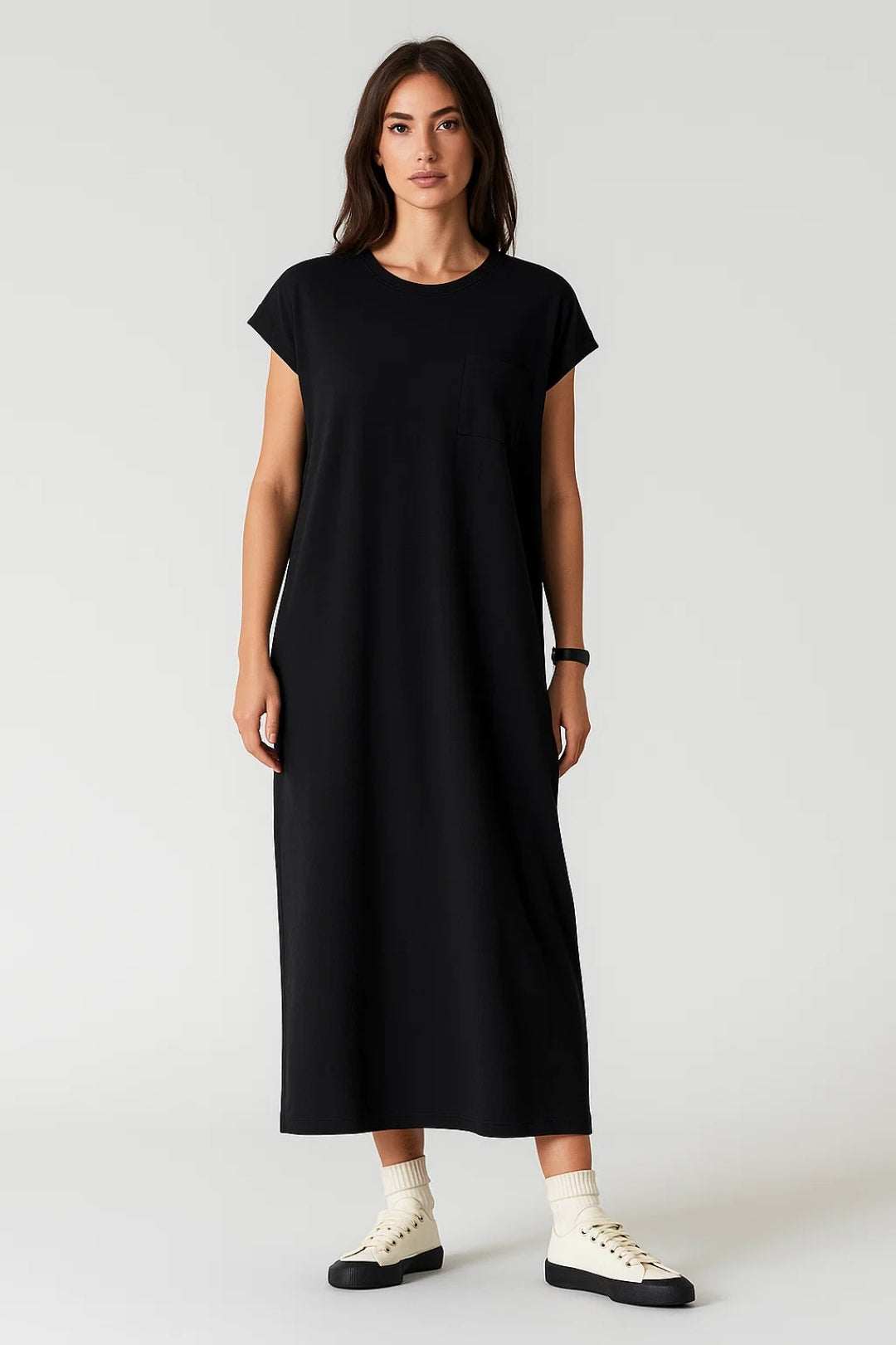 Dam Klänning | Oversized Rak | Kort Ärm | Sommar