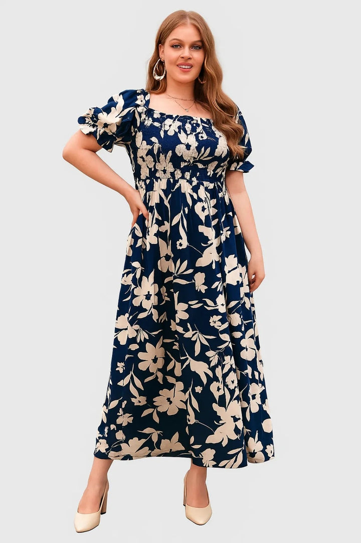 Dam Klänning | Elegant | Kort Ärme | Sommar
