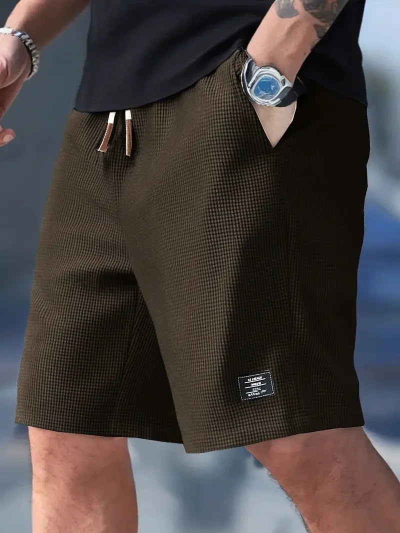 Herr Shorts | Waffle Struktur | Knytband | Sommar