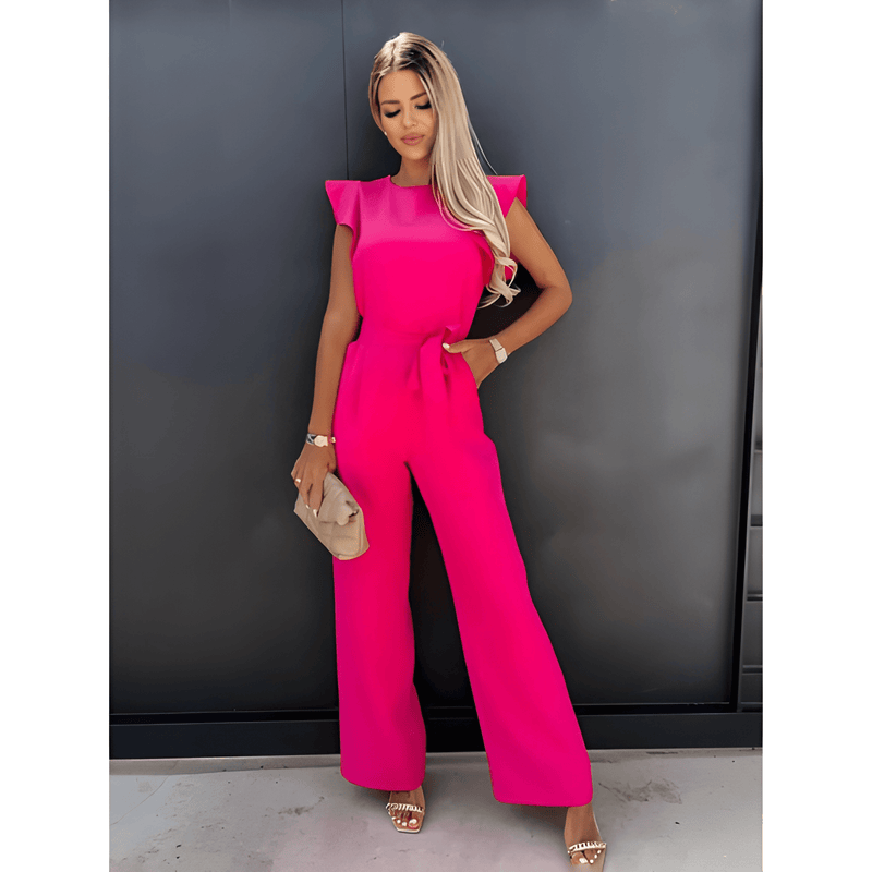 Jumpsuit Dam med Volangärm | Vida Ben | Festklänningar