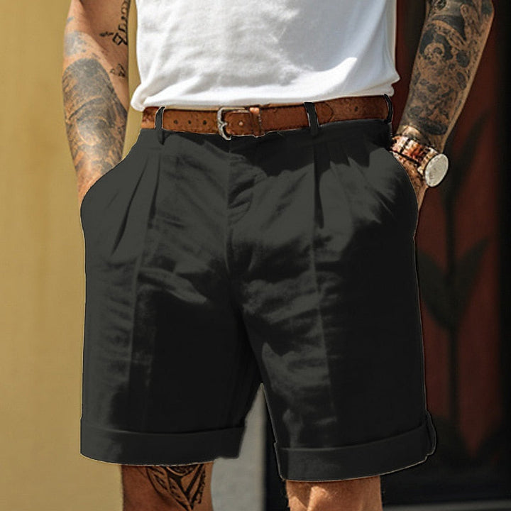 Herr Shorts | Rak Modell | Uppvikta Ben | Sommar