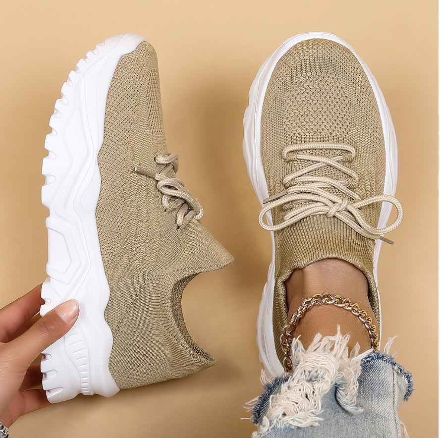 Dam Sneakers | Sportig | Snörning | Sommar