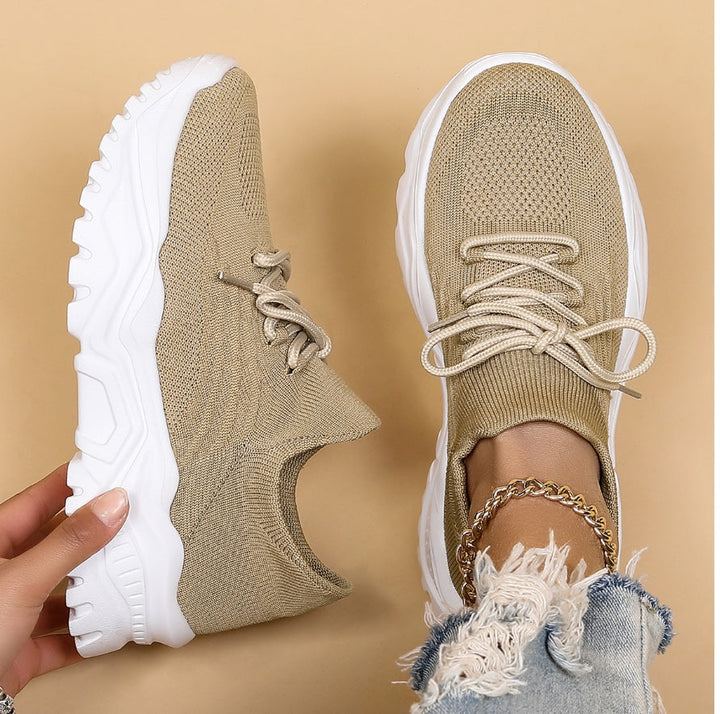 Dam Sneakers | Sportig | Snörning | Sommar