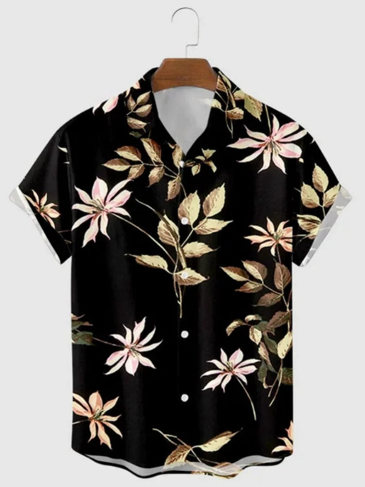 Herr Skjorta | Blommig | Kortärmad | Sommar