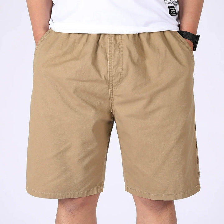 Herr Shorts | Rak Passform | Elastisk Midja | Sommar
