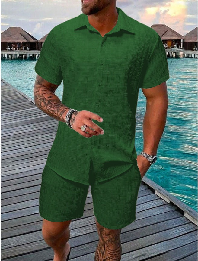 Herr Set | Slimfit | Kort Ärm | Sommar
