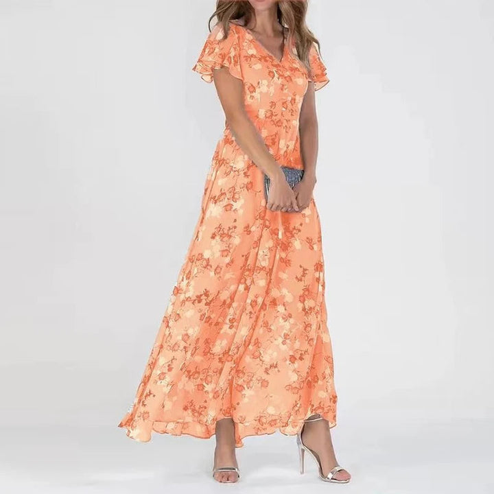 Dam Klänning | Elegant | V-ringad | Sommar