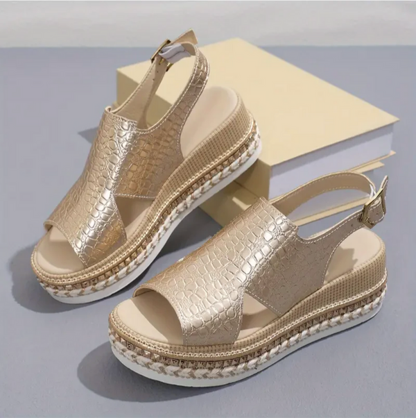 Sandaler för Dam | Elegant & Mångsidig | Dämpad Komfort & Justerbar Passform