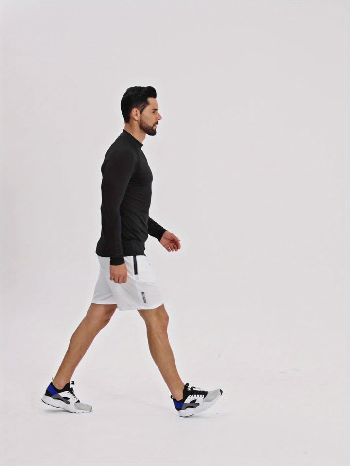 Herr T-shirt | Slimfit | Hög Krage | Sommar