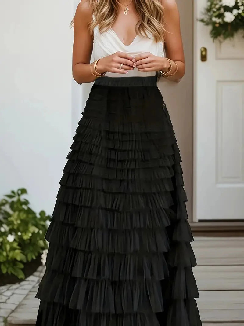 Dam Kjol | Elegant | Volangdesign | Sommar