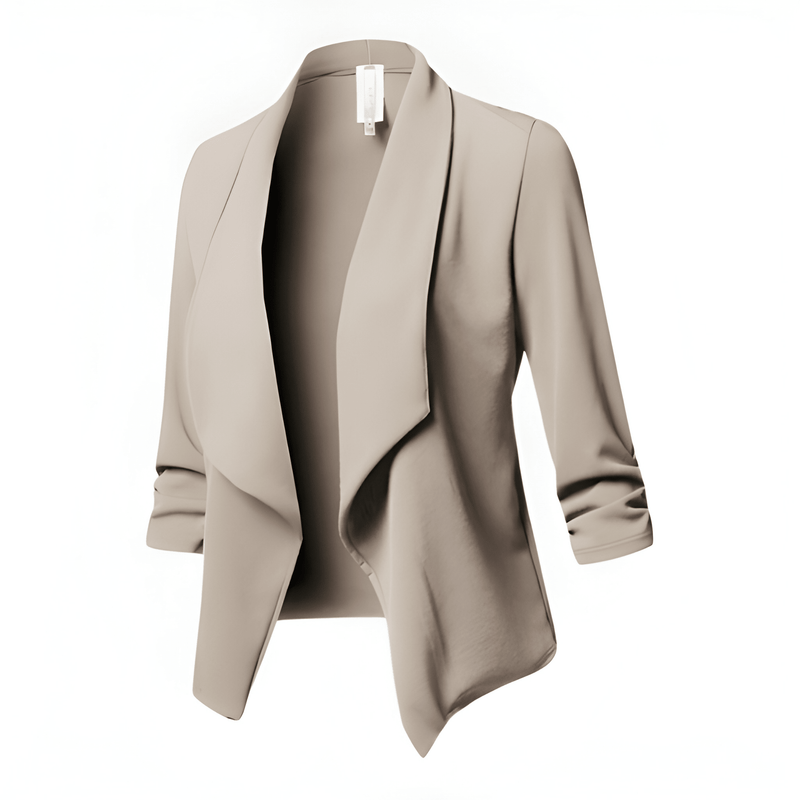 Vinterrock Dam | Långärmad Jacka | Elegant Blazer för Formell Stil