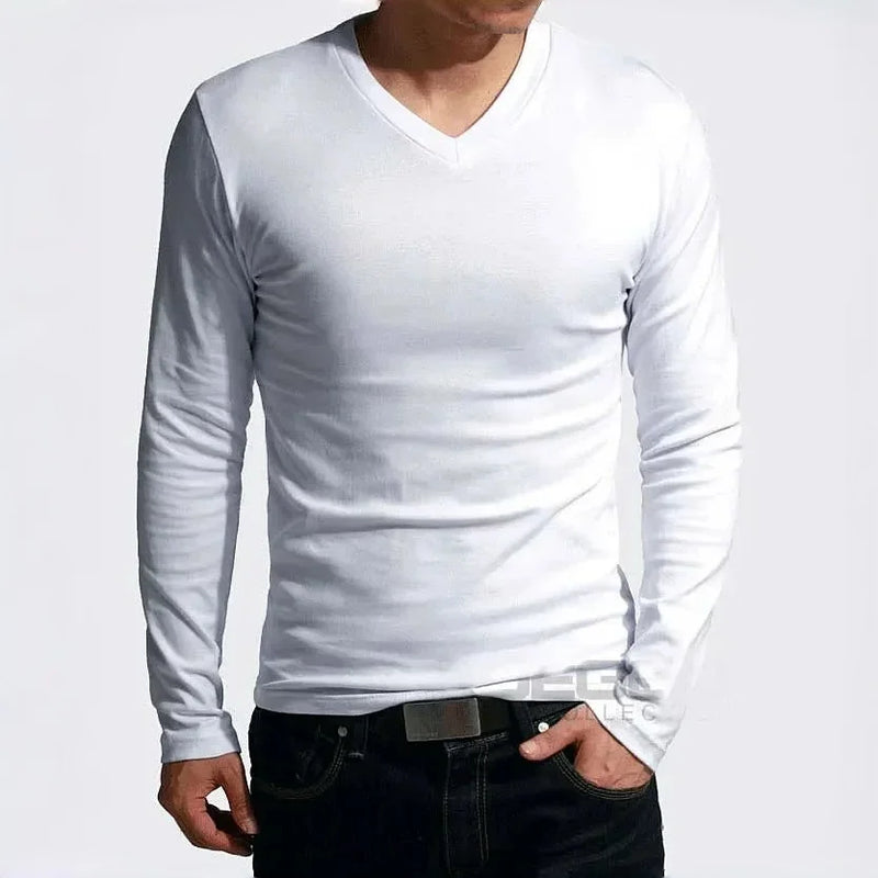 Herr Topp | Slimfit | V-ringning | Sommar