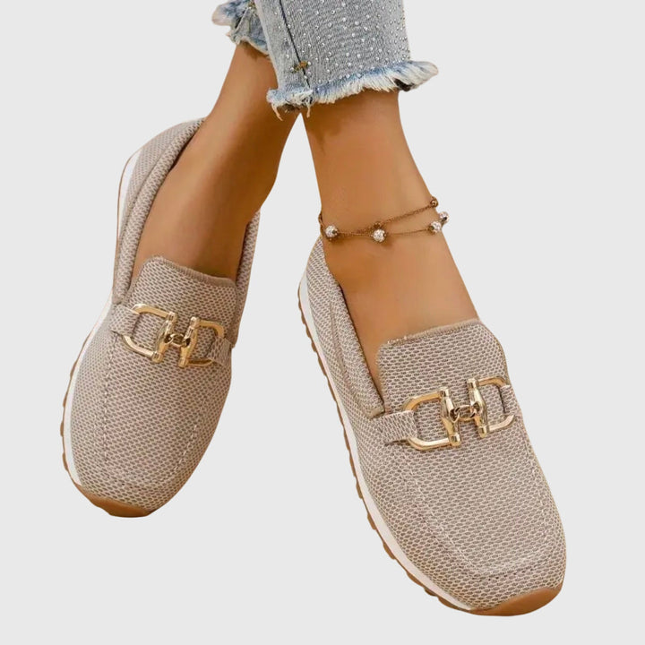 Dam Skor | Loafers | Metallspänne | Sommar