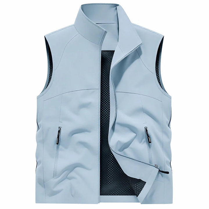 Herr Bodywarmer | Tapered | Lätt Struktur | Sommar