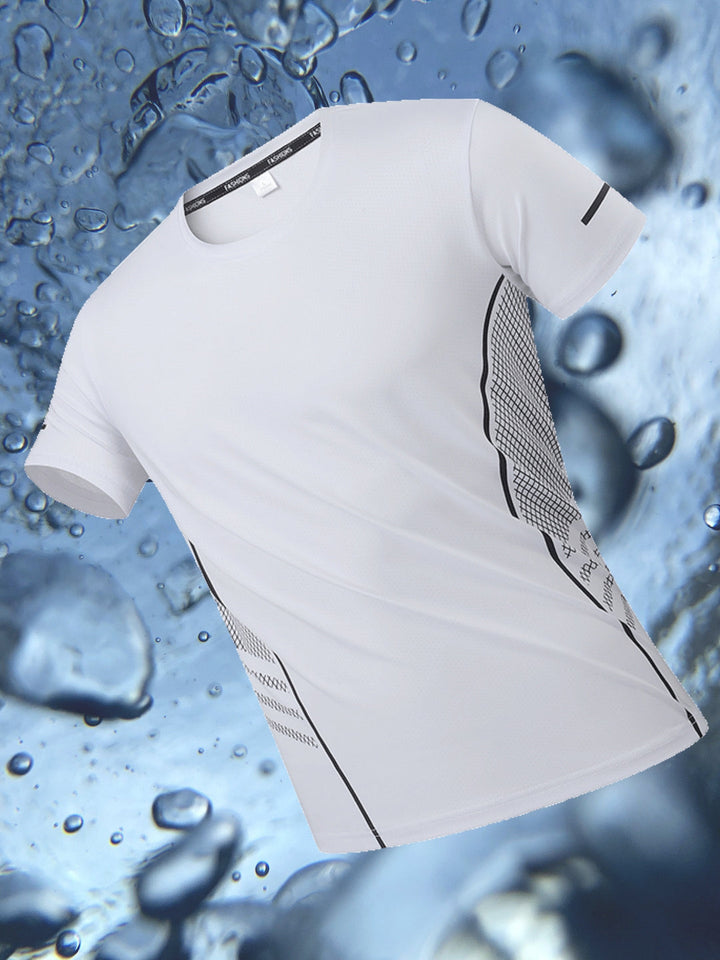 Herr T-shirt | Sportig | Kort Ärm | Sommar