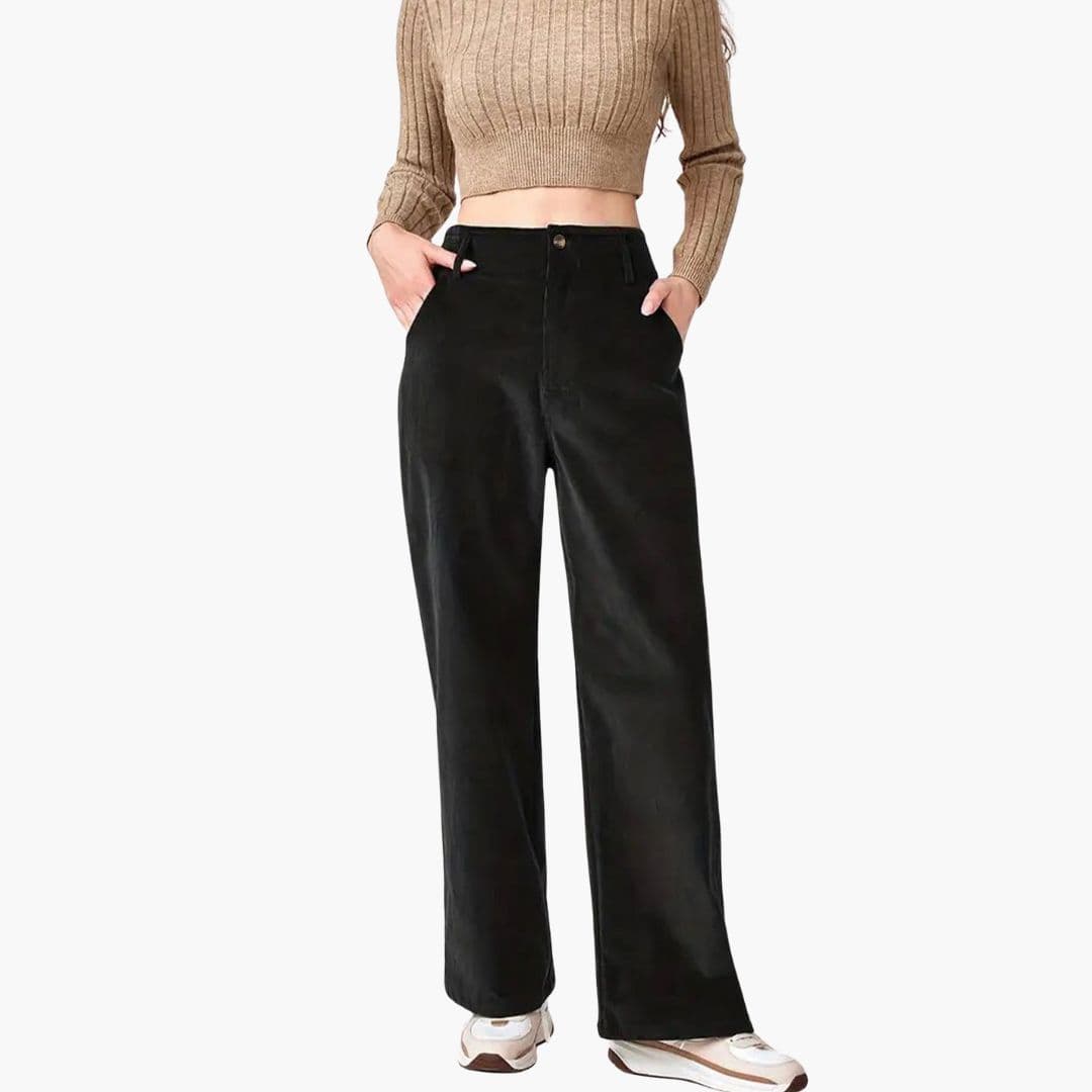 Dam Byxor | Wide Leg | Hög Midja | Sommar