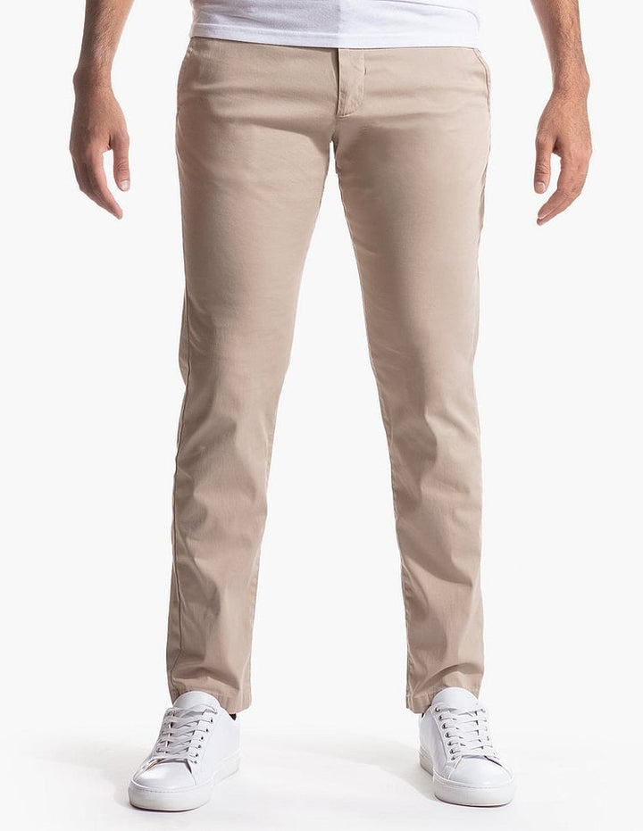 Herr Byxor | Slimfit Straight | Med Knapp | Sommar