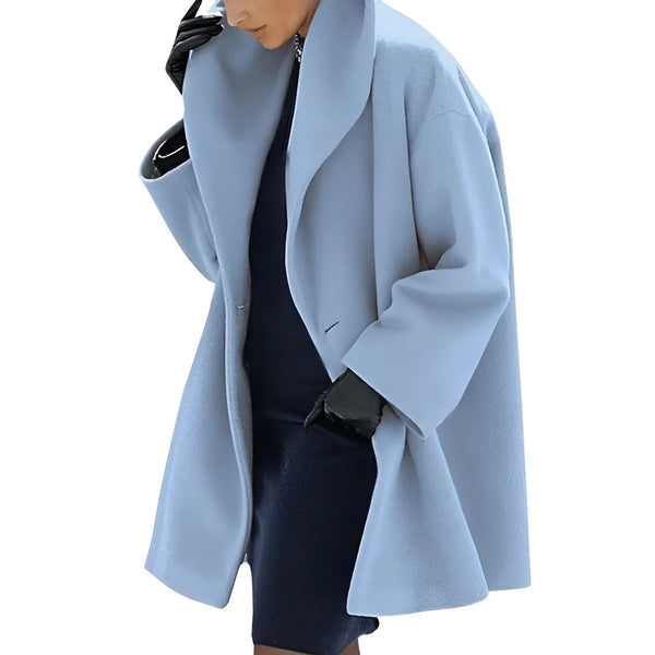 Dam Vinterkappa | Elegant & Varm | Bekväm Oversized Passform | Polyester