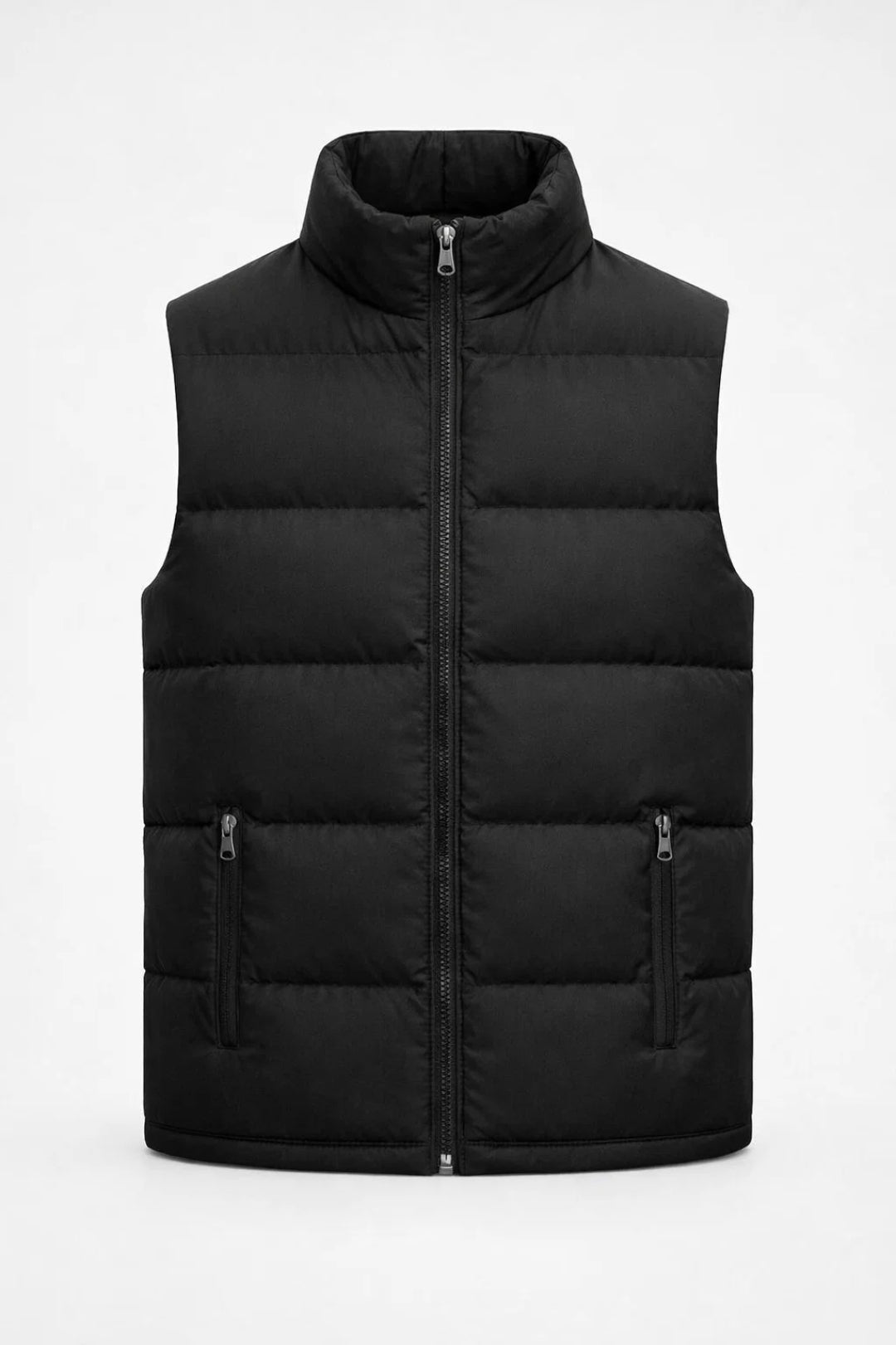 Herr Vadderad Väst | Regular fit | Med Dragkedja | Casual