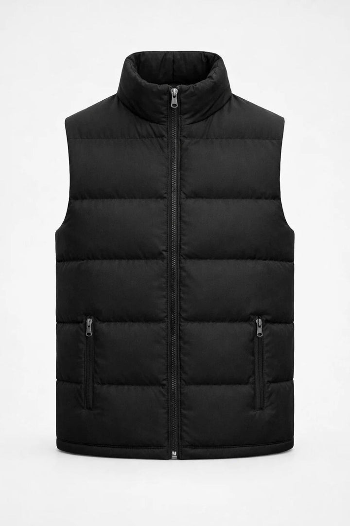 Herr Vadderad Väst | Regular fit | Med Dragkedja | Casual