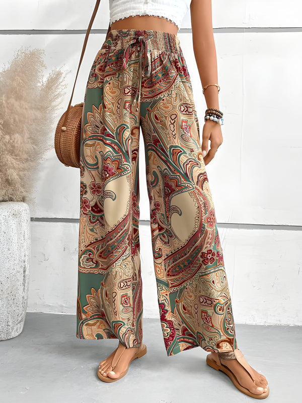 Dambyxor | Bohemisk Paisley & Blommönster | Vida Ben & Resårmidja | Polyester