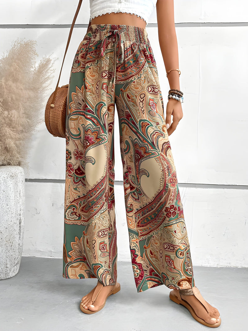 Dambyxor | Bohemisk Paisley & Blommönster | Vida Ben & Resårmidja | Polyester