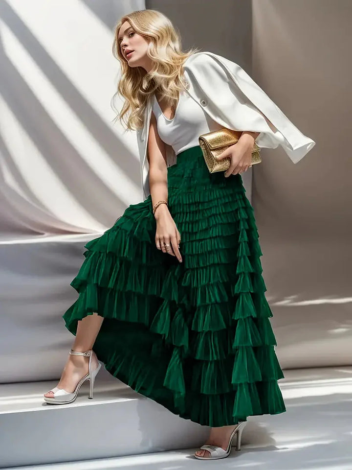 Dam Kjol | Elegant | Volangdesign | Sommar
