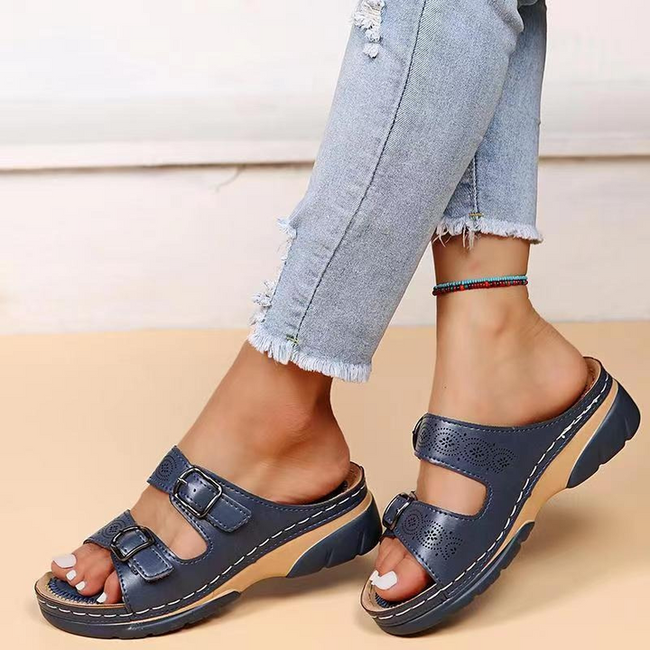 Dam Sandaler | Bekväma | Justerbara Spännen | Sommar