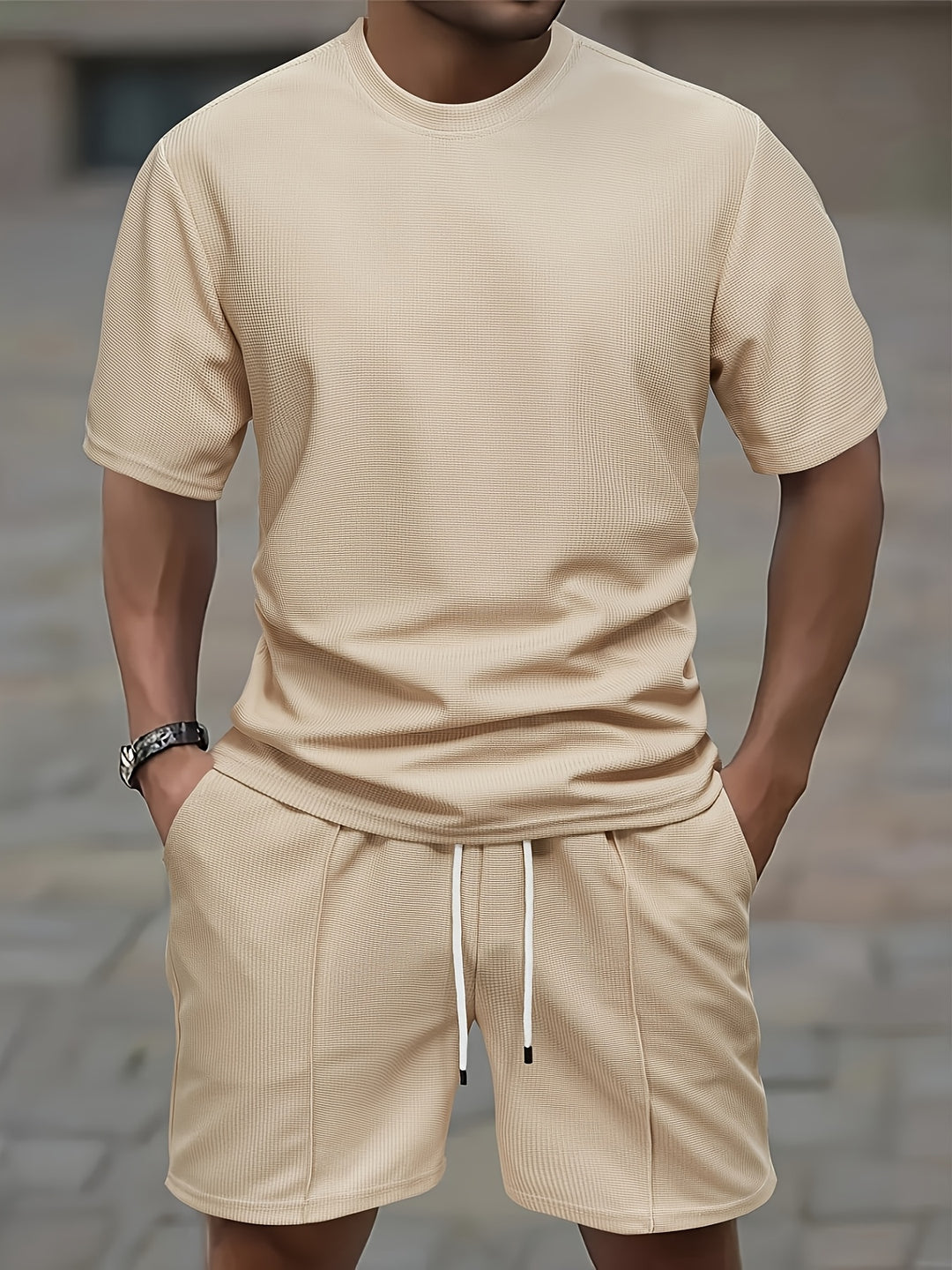 Herr Set | Slimfit | Med Koord | Sommar