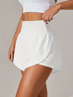 Dam Yoga Shorts | Avslappnad Passform & Hög Midja | Perfekt för Vår, Sommar & Höst