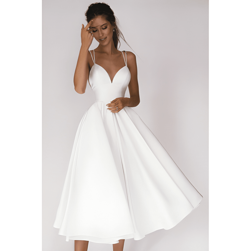 Festklänning Dam | Elegant V-Ringad Klänning | Formell Stil | Chic & Sofistikerad