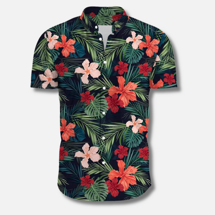Herr Skjorta | Regular Fit | Kort Ärm | Sommar