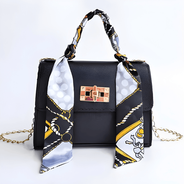 Ryggsäck Dam | Kedjerem | Dekorativt Handtag | Elegant Handväska