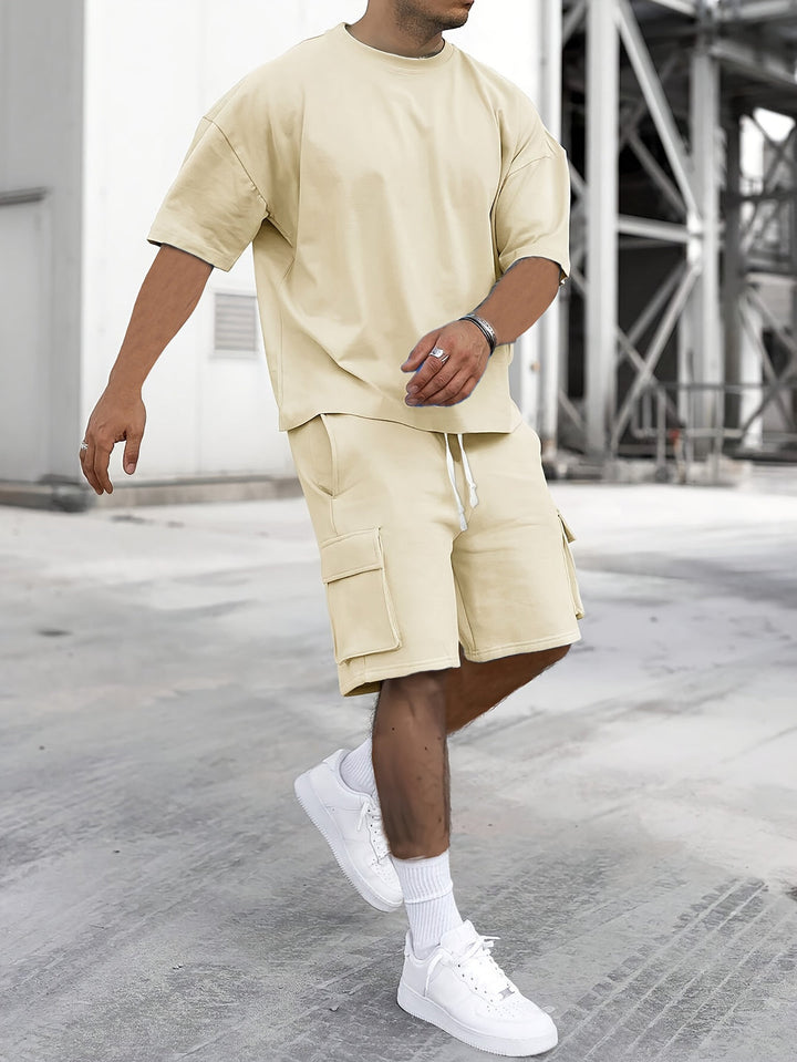 Herr Set | Oversized | Met Koordsluiting | Sommar