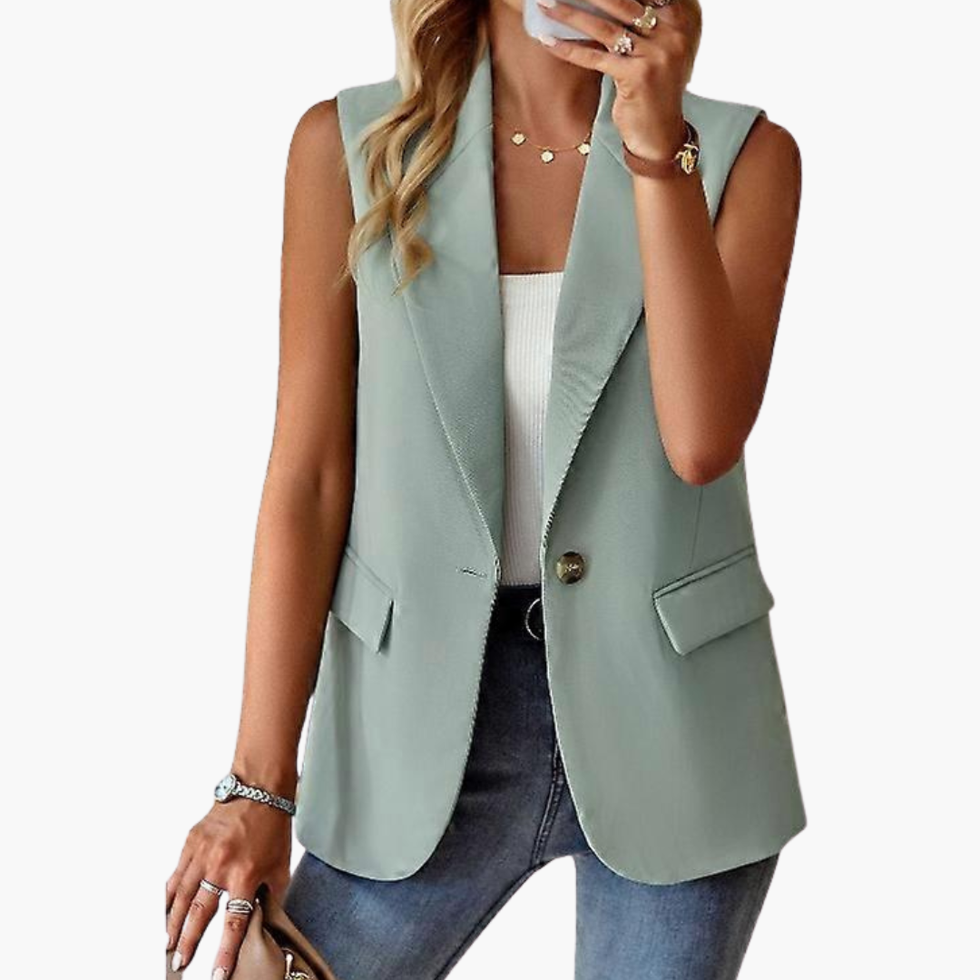 Dam Gilet | Elegant | Utan Ärmar | Sommar