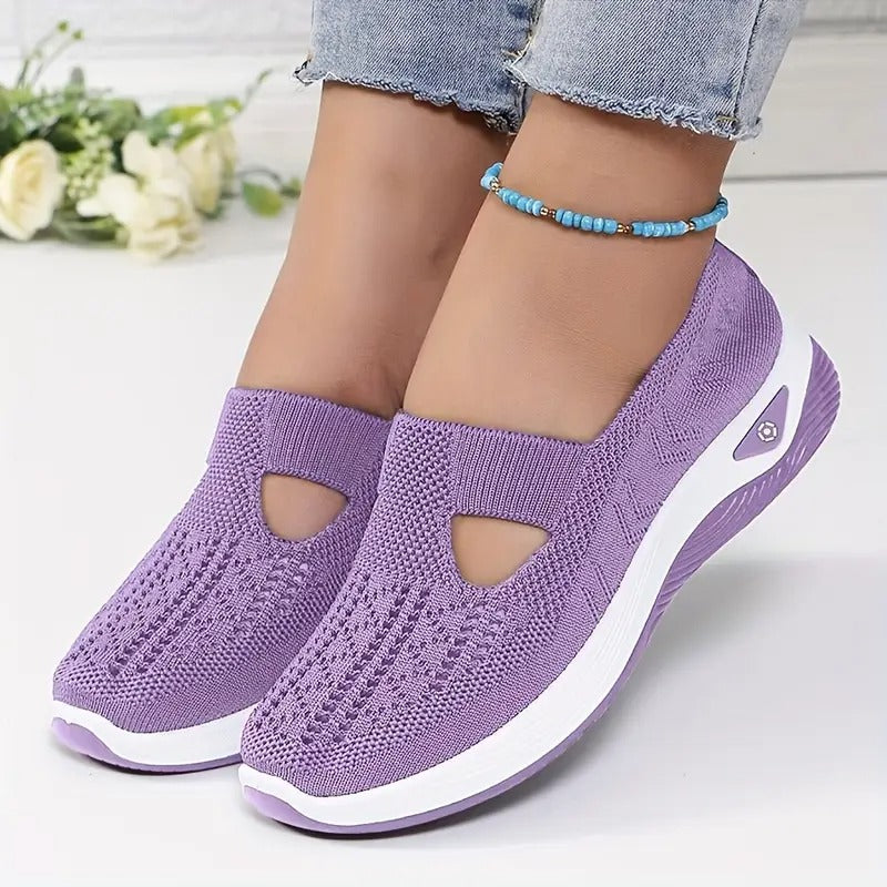 Dams Skor | Ny Stil & Andningsbara | Trendiga Slip-On Sportskor