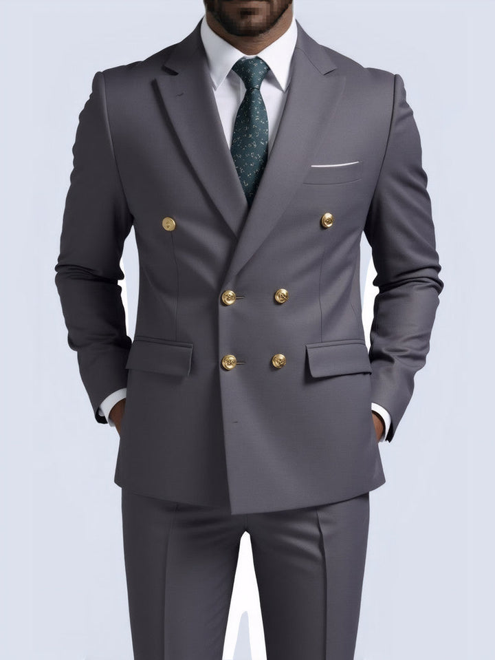 Herr Blazer | Getailleerd Elegant | Dubbelknäppt | Sommar