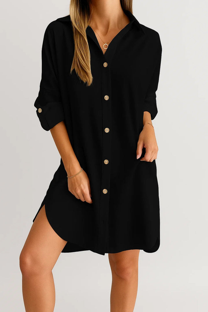 Dam Klänning | Oversized | Knappar | Sommar