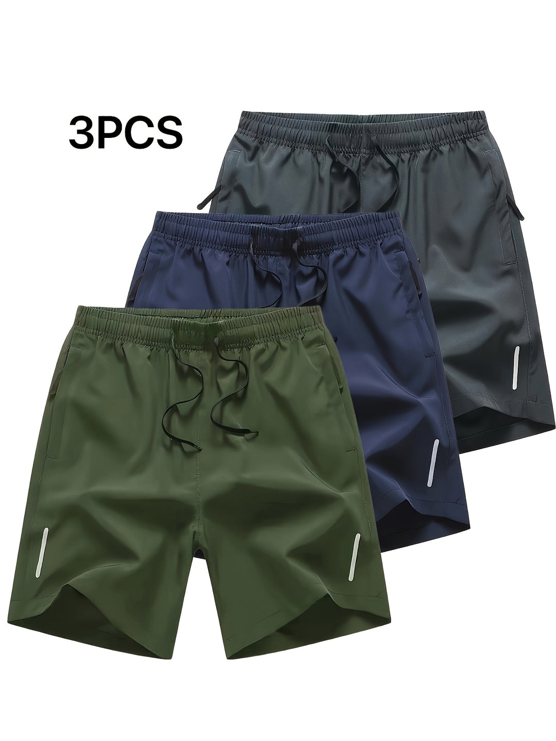 Herr Shorts | Regular | Elastisk Midja | Med Snörning | Sommar
