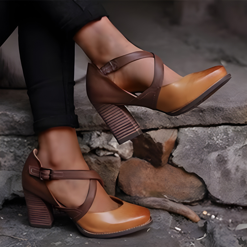 Skor Dam | Sandaler med hög klack | Eleganta & Slutna tår